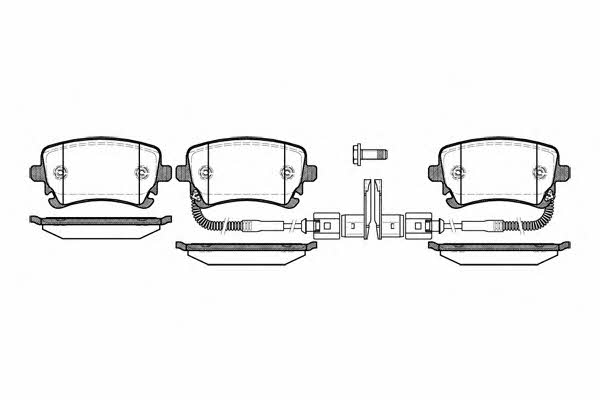 Woking P9973.02 Brake Pad Set, disc brake P997302