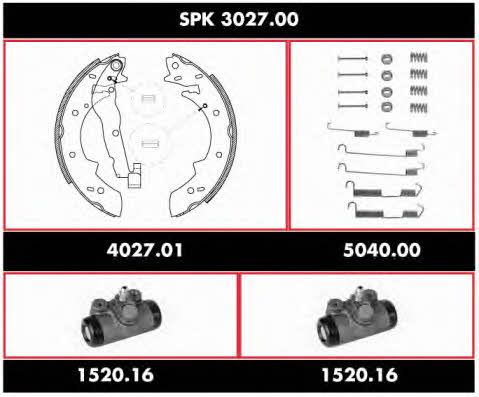  SPK 3027.00 Brake shoe set SPK302700