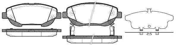 Woking P15533.02 Brake Pad Set, disc brake P1553302