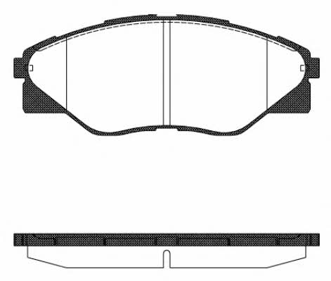 Woking P15663.00 Brake Pad Set, disc brake P1566300