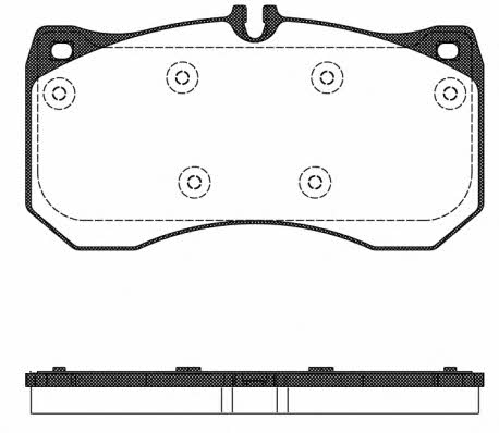Woking P15973.00 Brake Pad Set, disc brake P1597300