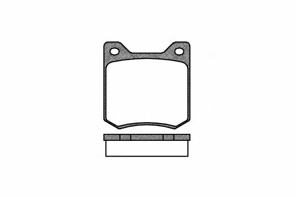 Woking P1663.00 Brake Pad Set, disc brake P166300