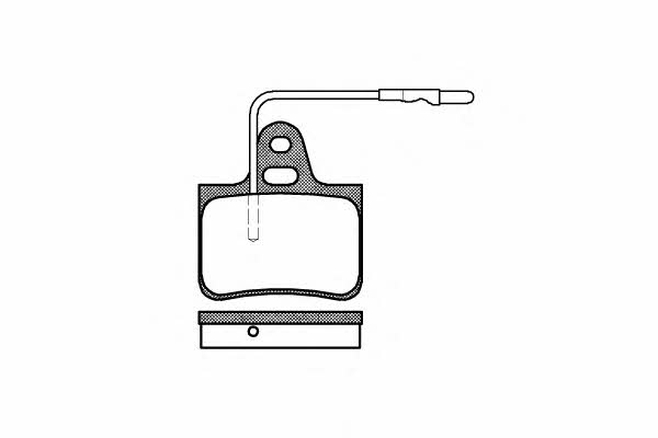 Woking P1763.04 Brake Pad Set, disc brake P176304