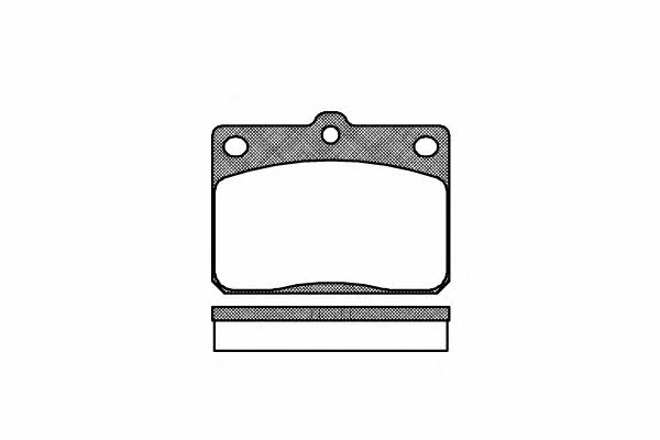 Woking P1793.40 Brake Pad Set, disc brake P179340