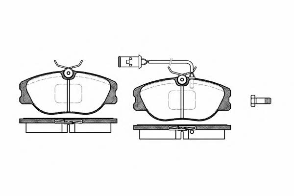 Woking P2053.02 Brake Pad Set, disc brake P205302