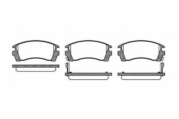 Woking P2633.02 Brake Pad Set, disc brake P263302