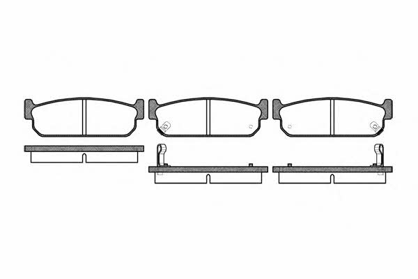 Woking P2733.02 Brake Pad Set, disc brake P273302