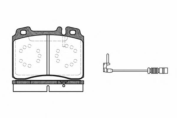 Woking P2793.12 Brake Pad Set, disc brake P279312