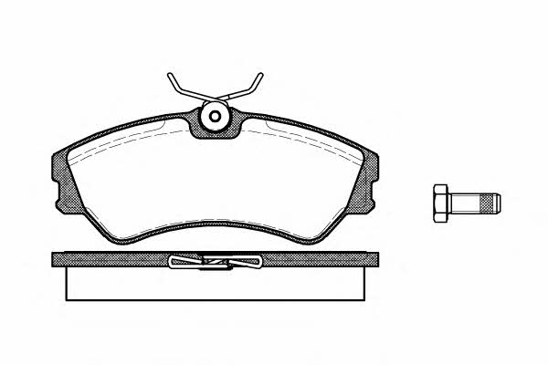 Woking P2833.00 Brake Pad Set, disc brake P283300