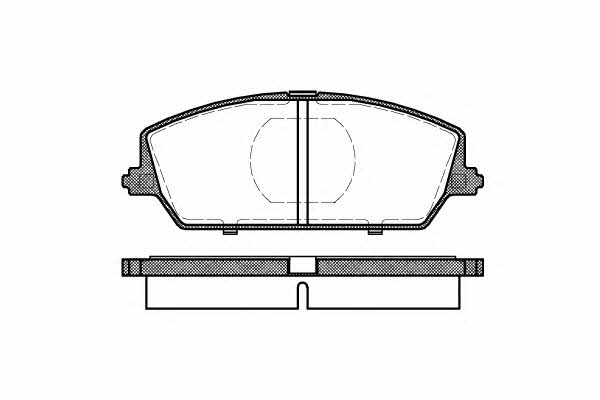 Woking P2873.00 Brake Pad Set, disc brake P287300