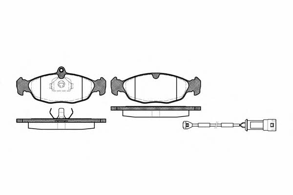 Woking P2933.02 Brake Pad Set, disc brake P293302