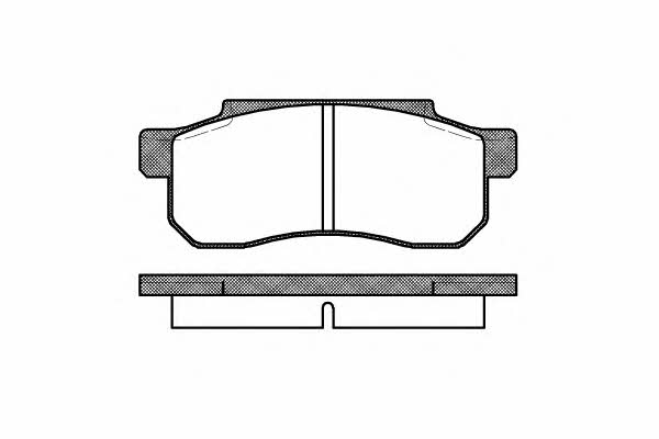 Woking P3033.10 Brake Pad Set, disc brake P303310