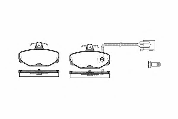 Woking P3053.12 Brake Pad Set, disc brake P305312