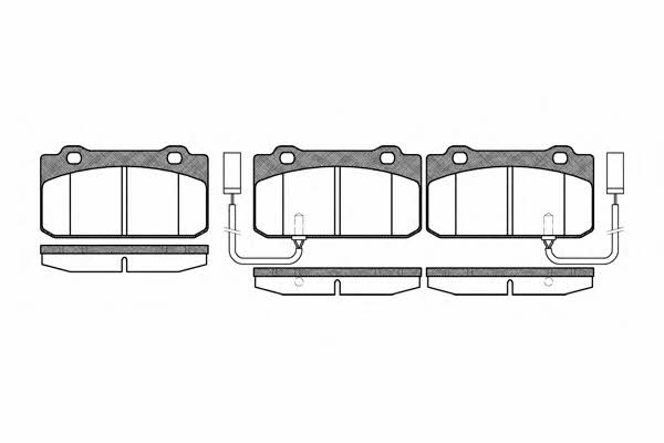 Woking P3103.12 Brake Pad Set, disc brake P310312