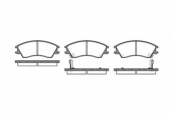 Woking P3243.12 Brake Pad Set, disc brake P324312