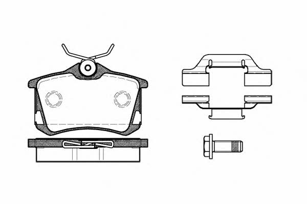 Woking P3633.50 Brake Pad Set, disc brake P363350