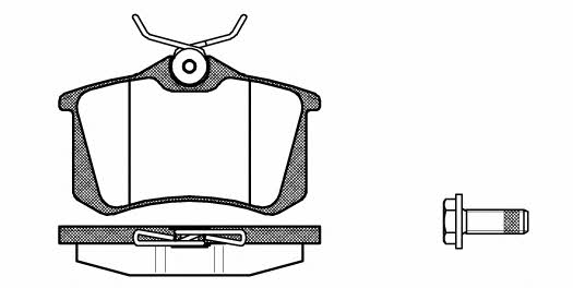 Woking P3633.92 Brake Pad Set, disc brake P363392