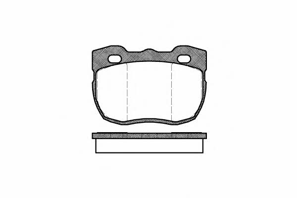 Woking P3673.00 Brake Pad Set, disc brake P367300