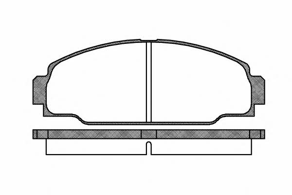 Woking P3743.00 Brake Pad Set, disc brake P374300