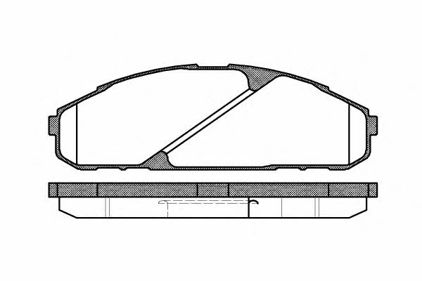 Woking P4073.00 Brake Pad Set, disc brake P407300