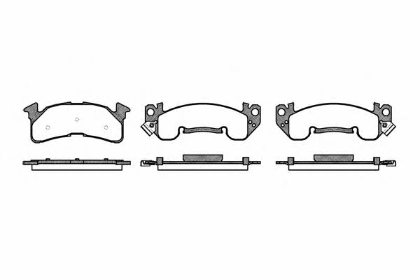 Woking P4143.00 Brake Pad Set, disc brake P414300