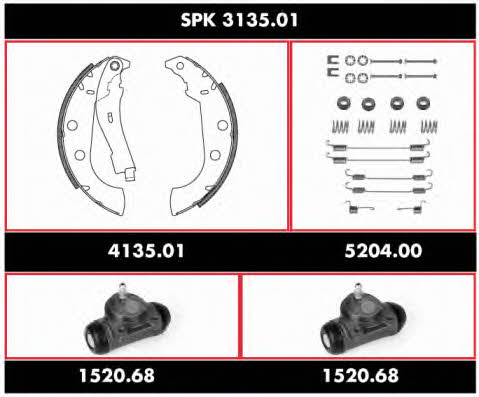  SPK 3135.01 Brake shoe set SPK313501