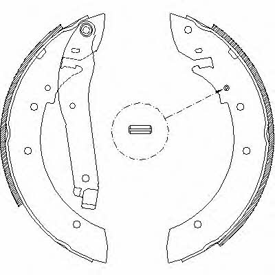 Woking Z4103.00 Brake shoe set Z410300