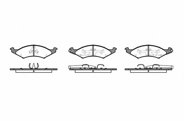 Woking P4353.00 Brake Pad Set, disc brake P435300