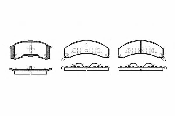 Woking P4593.00 Brake Pad Set, disc brake P459300