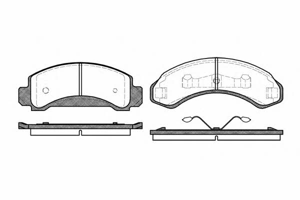 Woking P4723.00 Brake Pad Set, disc brake P472300