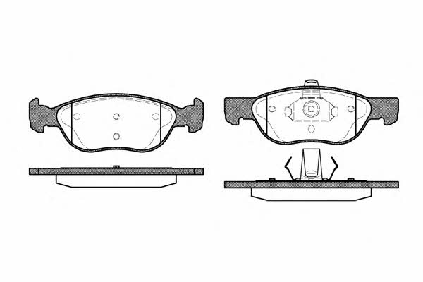 Woking P4873.00 Brake Pad Set, disc brake P487300