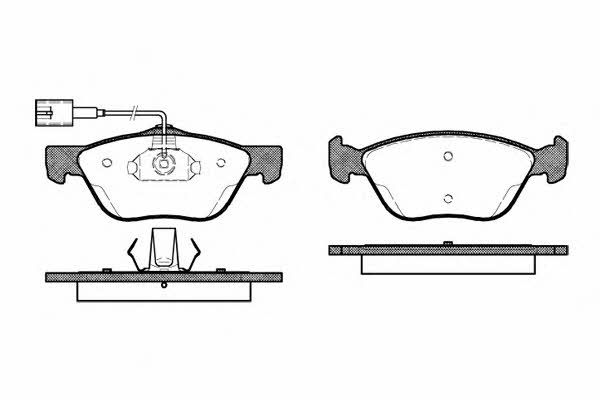 Woking P4893.42 Brake Pad Set, disc brake P489342