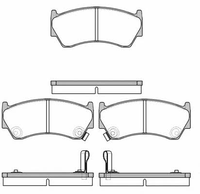 Woking P4923.42 Brake Pad Set, disc brake P492342