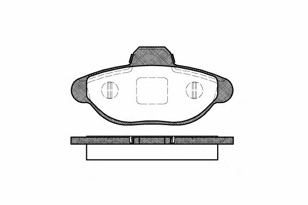 Woking P5143.10 Brake Pad Set, disc brake P514310