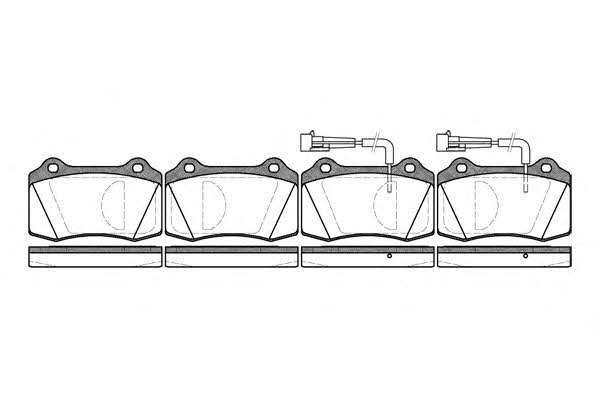 Woking P5343.02 Brake Pad Set, disc brake P534302