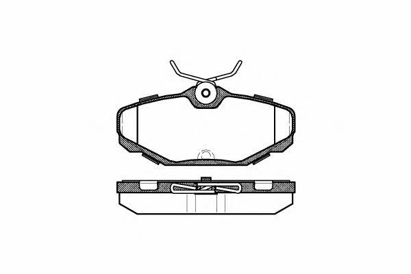 Woking P5553.00 Brake Pad Set, disc brake P555300