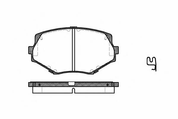 Woking P5783.02 Brake Pad Set, disc brake P578302