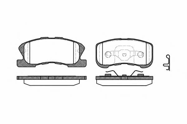 Woking P6203.02 Brake Pad Set, disc brake P620302