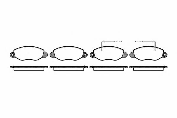 Woking P6723.22 Brake Pad Set, disc brake P672322