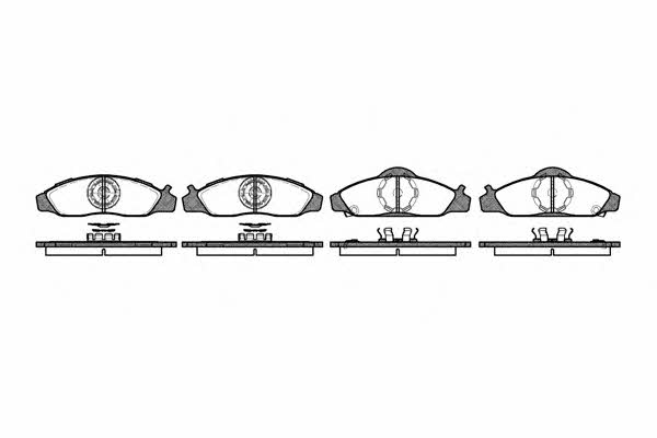 Woking P7243.12 Brake Pad Set, disc brake P724312