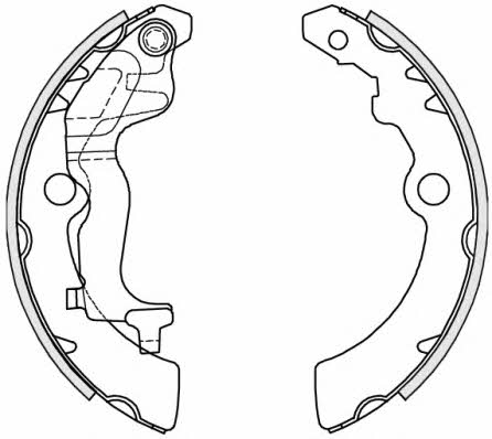 Z425100 Woking Brake shoe set