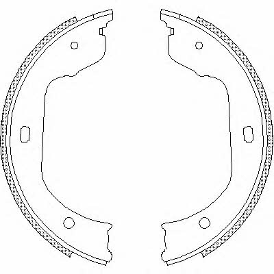 Woking Z4740.00 Parking brake shoes Z474000