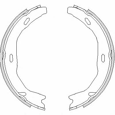 Woking Z4751.00 Parking brake shoes Z475100