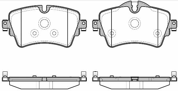 Woking P14993.08 Brake Pad Set, disc brake P1499308