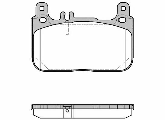 P1722300 Woking Brake pad set