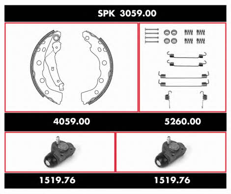 Woking SPK 3059.00 Brake shoe set SPK305900