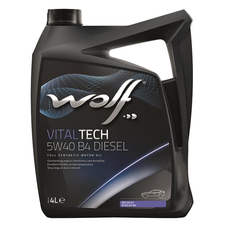 Wolf 8334009 Engine oil Wolf VitalTech Diesel 5W-40, 4L 8334009