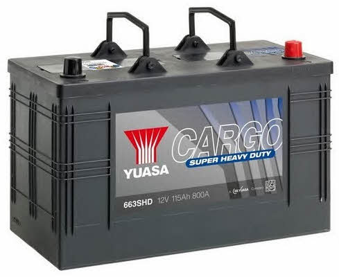 Yuasa 663SHD Battery Yuasa 12V 115AH 800A(EN) R+ 663SHD