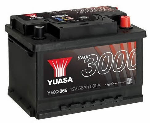 Yuasa YBX3065 Battery Yuasa YBX3000 SMF 12V 56AH 500A(EN) R+ YBX3065