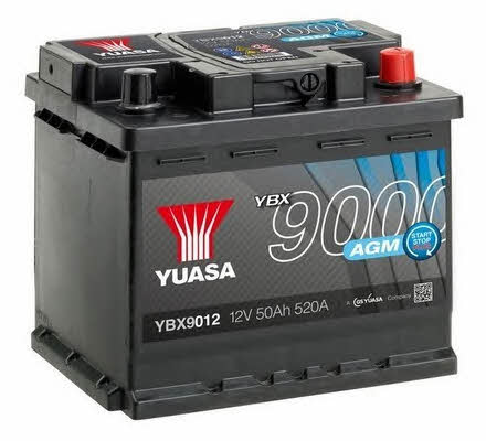 Yuasa YBX9012 Battery Yuasa 12V 50AH 520A(EN) R+ YBX9012